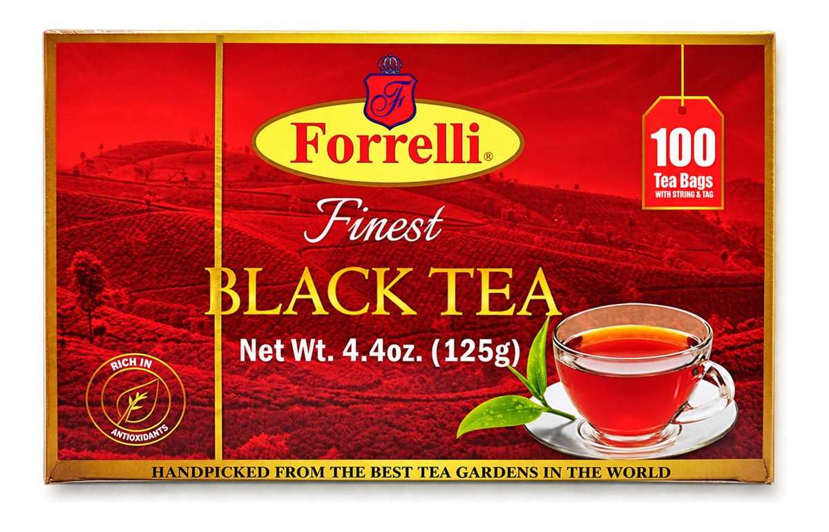 Black Tea with String & Tag