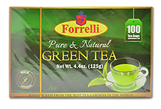 Green Tea with String & Tag