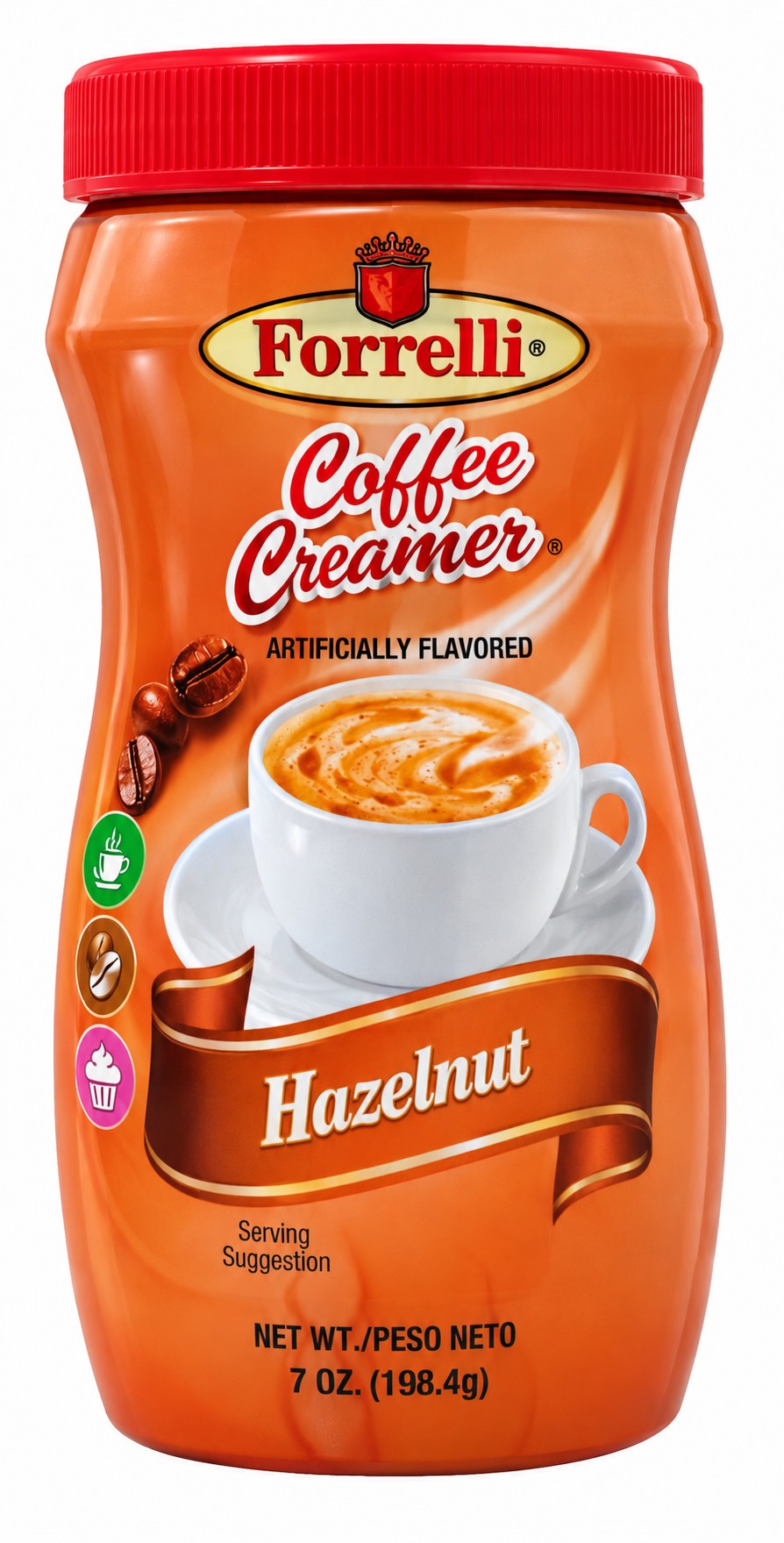 Hazelnut Flavored Non-Dairy Coffee Creamer