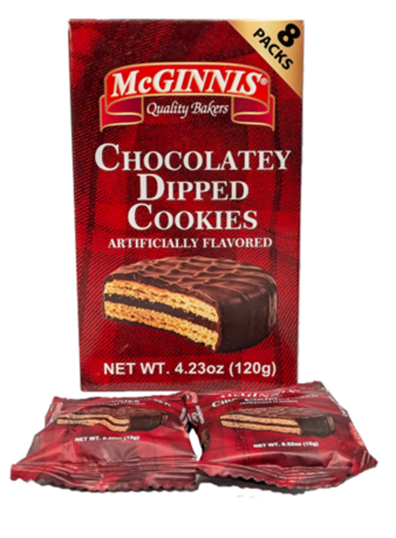 Chocolatey Dipped Cookies (8 indiv packs)