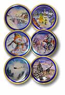 Danish Style Butter Cookies Christmas Tin (6 designs mixed)