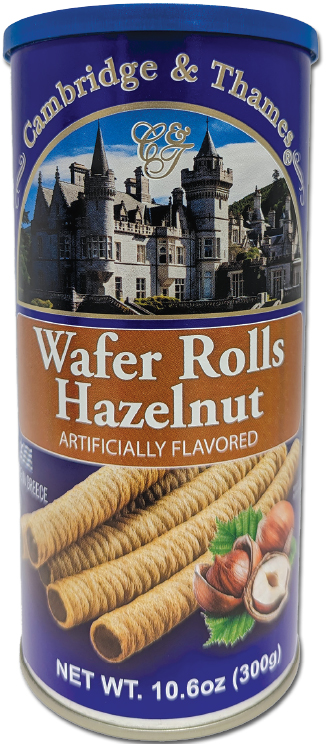 Hazelnut Wafer Rolls