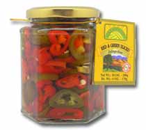 Red & Green Sliced Jalapanos