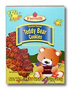 Teddy Bear Chocolate Flavored Cookies