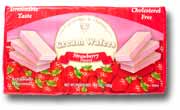 Strawberry Flavored Cream Wafers