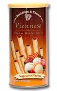 Cappuccino Viennese Style Cream Wafer Rolls