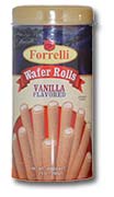 Vanilla Cream Wafer Rolls