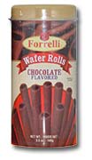 Chocolate Cream Wafer Rolls