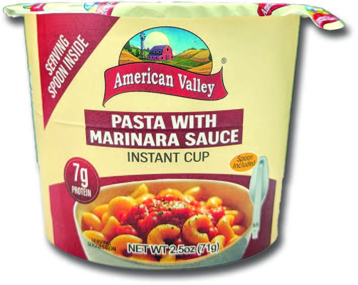 Pasta with Marinara Sauce Instant Cup