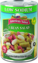 American Valley 3 Bean Salad 24 x