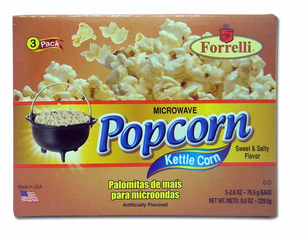 Kettle Corn Flavor Microwave Popcorn