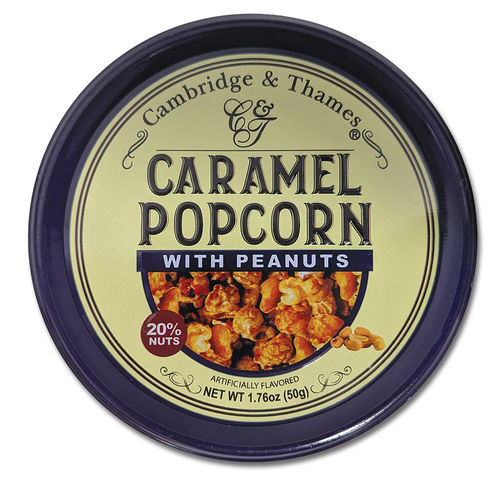Caramel Popcorn with 20% Peanuts
