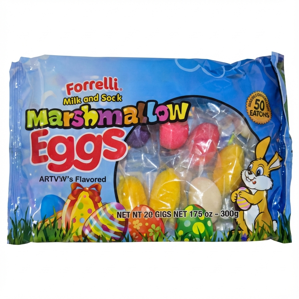 Marshmallow Eggs 50 ct.Individually Wrapped